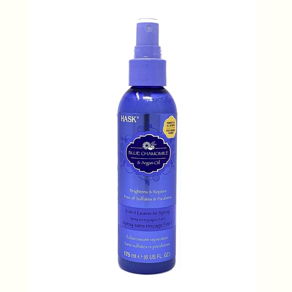 2 Pack HASK Leave-In Conditioner Blue Chamomile with Argan Blonde 5in1 6… - Picture 2 of 2